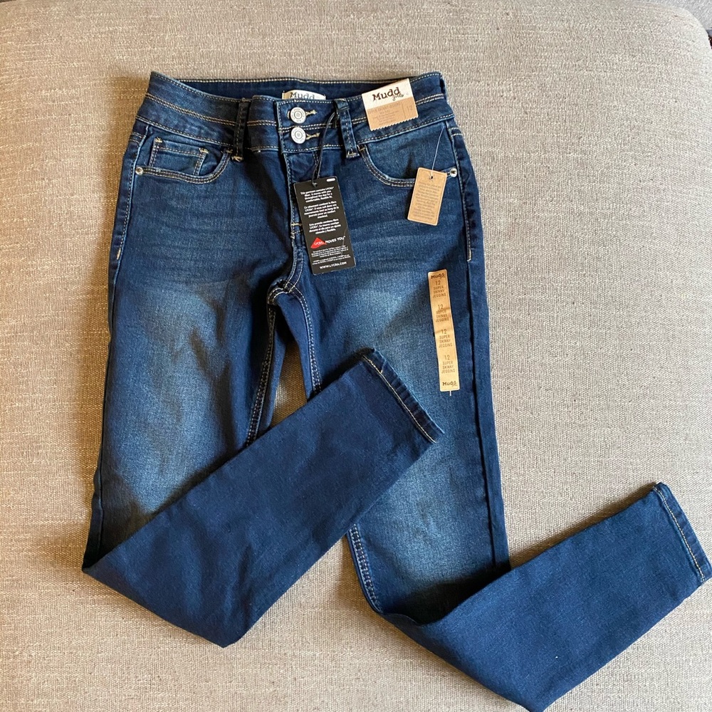 Mudd-Girls Mid Rise Super Skinny Jegging